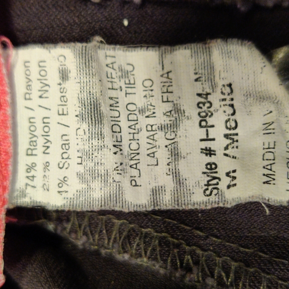 Ponny Tail Deep Purple Bell Bottom Pants - Picture 9 of 10